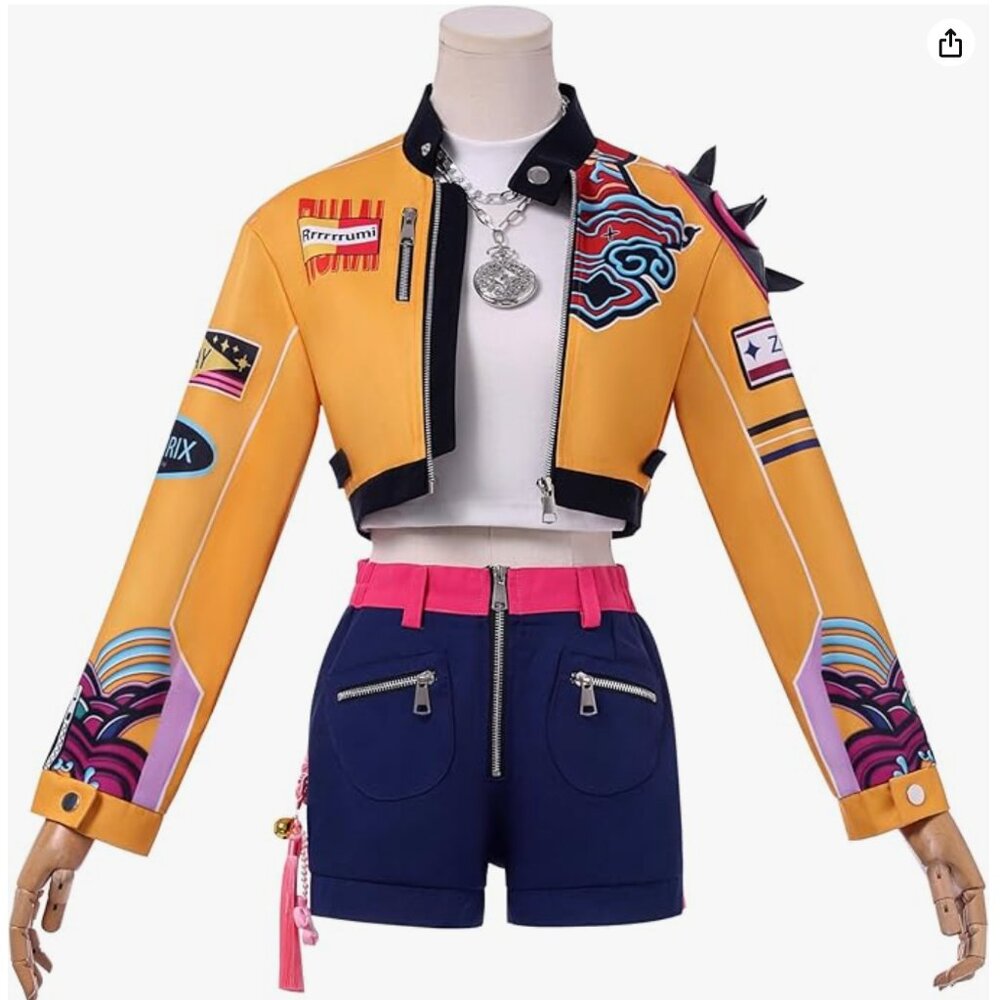 K-Pop Demon Hunters Rumi Inspired Costume Outfit  size 140